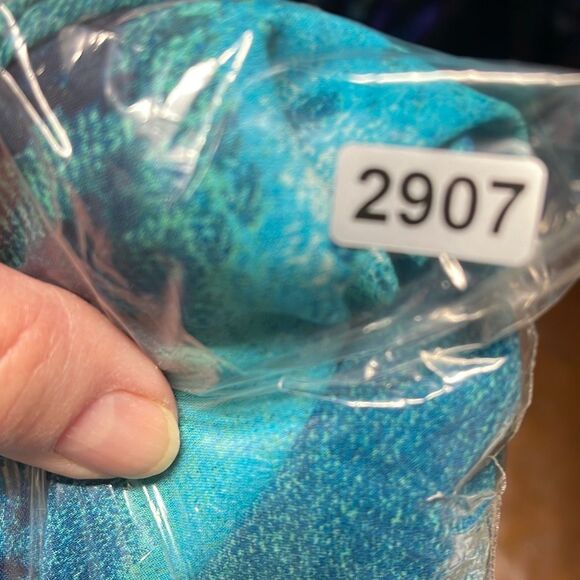 Chico’s size L ocean colors pattern A line skirt. - Picture 7 of 7